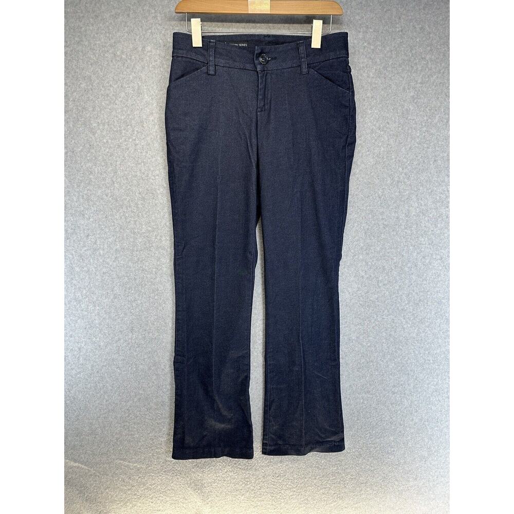 Lee Modern Series Womens Jeans Size 4 Medium Curvy Fit Dark Blue Stretch